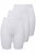 Ulla Popken 716595 Boksertruser med gnagbeskyttelse 3-pakning Hvit - Truser - 