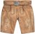JP1880 Premium Goat Suede Staghorn Embroidery Shorts Leather Brown - Shorts - Store shorts - W40-W60