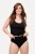 Ulla Popken 723498 Truser 2-pakning Svart - Truser - 