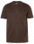 JP1880 Henley Basic T-Shirt with Buttons Brown - T-skjorter - Store T-skjorter - 2XL-14XL
