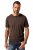 JP1880 Henley Basic T-Shirt with Buttons Brown - T-skjorter - Store T-skjorter - 2XL-14XL