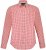 JP1880 Modern Fit Button-Down Collar Long Sleeve Check Shirt Light Red - Skjorter - Store skjorter - 2XL-8XL