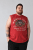 Kam Jeans 5763 Hawaii Surf Vest Sleeveless T-Shirt Washed Red - T-skjorter - Store T-skjorter - 2XL-14XL