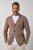 JP1880 Milano Flexnamic Strikket blazer Nøttebrun - Dresser og blazere - Dresser i store størrelser