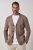 JP1880 Milano Flexnamic Strikket blazer Nøttebrun - Dresser og blazere - Dresser i store størrelser