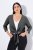 Ulla Popken 794514 Jerseybolero med knyting Antrasitt - Boleroer - 