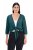 Ulla Popken 794514 Jerseybolero med knyting Petrol - Boleroer - 