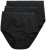 Ulla Popken 795269 Truser 3-pakning Svart - Truser - 