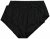 Ulla Popken 800279 Stripete truser 2-pakning Svart - Truser - 