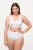 Ulla Popken 800498 Formende truser med høyt liv Hvit - Shapewear - 