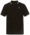 JP1880 802789 Pikéskjorte med hvit kontrastkrage Svart - Polo- & piqueskjorter - Poloskjorte i store størrelser - 2XL-8XL