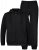 JP1880 802934 Joggesett med hettejakke og bukse Svart TALL - TALL treningsdrakter - 
