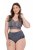 Ulla Popken 809385 Formende truser med blonder Antrasitt - Shapewear - 