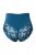 Ulla Popken 809385 Formende truser med blonder Petrol - Shapewear - 
