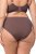 Ulla Popken 811602 Truser med blonder Brun - Truser - 