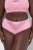 Ulla Popken 811602 Truser med blonder Rosa - Truser - 