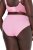 Ulla Popken 811602 Truser med blonder Rosa - Truser - 
