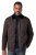 JP1880 811805 Quiltet jakke med kordfløyelskrage Svartbrun - Jakker - Store jakker - 2XL-12XL