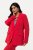 Ulla Popken 811944 Klassisk blazer Rød - Blazere - Blazere i store størrelser for dame