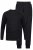 JP1880 Two-piece Pyjamas Long Sleeve and Long Trousers Black - Undertøy & badetøy - Undertøy store størrelser 