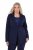 Ulla Popken 812754 Jerseyblazer i punto di roma Mørkeblå - Blazere - Blazere i store størrelser for dame