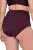 Ulla Popken 813137 Formende truser med høyt liv Vinrød - Shapewear - 