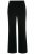 Ulla Popken 813306 Vide dressbukser med strikk i livet Svart - Stoffbukser - Vide bukser til dame i store størrelser