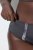 Ulla Popken 815268 Stripete truser Antrasitt - Truser - 
