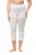 Ulla Popken 815580 3/4-strømpeleggings med gnagbeskyttelse 80 den Hvit - Strømpebukser & sokker - 