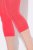 Ulla Popken 815580 3/4-strømpeleggings med gnagbeskyttelse 80 den Lys rød - Strømpebukser & sokker - 