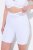 Ulla Popken 816440 Formende shorts med høyt liv Hvit - Shapewear - 