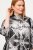 Ulla Popken 816673 Oversized blazer i jacquard med 3/4-ermer Svart - Blazere - Blazere i store størrelser for dame