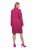 Ulla Popken 816744 Dobbeltspent kåpe i ullook Rosa - Frakker - Kåper i store størrelser
