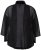 Ulla Popken 817211 Oversized chiffongjakke med sjalskrage Svart - Jakker - Damejakker i store størrelser