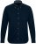 JP1880 Modern Fit Buttoned Collar Cotton Shirt Navy Blue - Skjorter - Store skjorter - 2XL-8XL
