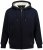 JP1880 820464 Hettejakke med teddyfôr Mørkeblå - Gensere og hettegensere - Store hettegensere - 2XL-14XL