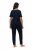 Ulla Popken 821244 Prikkete pyjamas Mørkeblå - Pyjamas/Loungewear - 