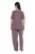 Ulla Popken 821244 Prikkete pyjamas Brun - Pyjamas/Loungewear - 
