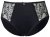 Ulla Popken 822864 Blomstrete truser med blonder Svart - Truser - 