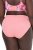 Ulla Popken 822864 Truser med blonder Lyserosa - Truser - 