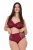 Ulla Popken 822864 Truser med blonder Lilla - Truser - 
