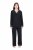 Ulla Popken 823030 Pyjamas med skjortekrage Svart - Pyjamas/Loungewear - 