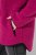 Ulla Popken 823371 Teddyjakke med hette og vatterte lommer Fuksia - Fleecetøy - 