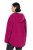 Ulla Popken 823371 Teddyjakke med hette og vatterte lommer Fuksia - Fleecetøy - 