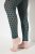 Ulla Popken 823383 Prikkete strømpeleggings Olivengrønn - Strømpebukser & sokker - 
