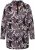 Ulla Popken 823967 Blomstret jacquardblazer med 3/4-ermer Svart - Blazere - Blazere i store størrelser for dame