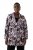 Ulla Popken 823967 Blomstret jacquardblazer med 3/4-ermer Svart - Blazere - Blazere i store størrelser for dame