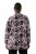 Ulla Popken 823967 Blomstret jacquardblazer med 3/4-ermer Svart - Blazere - Blazere i store størrelser for dame