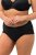 Ulla Popken 824106 Truser med blonder 2-pakning Svart - Truser - 