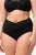 Ulla Popken 825676 Formende truser med høyt liv Svart - Shapewear - 